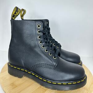 Dr. Martens 1460 Ambassador Pebbled Leather Lace Up Combat Boots Womens 6 Mens 5